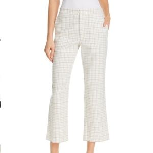 JOIE Crop Pants Dicra Tweed High Rise Trousers